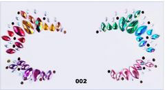 Stickers en strass pour le visage