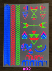 Tatouage temporaire neon