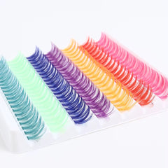 Faux cils auto adhésif coloré