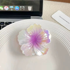Petite pince hibiscus nacré
