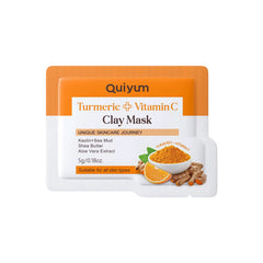 Masque d’argile au curcuma et vitamine C