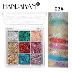 Mini palette pailleté