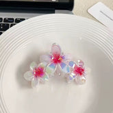 Grande pince à cheveux tipanier NACRÉ