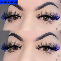 Faux cils pailletés