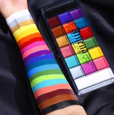 Palette de peinture pour le corps