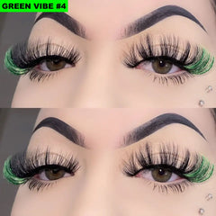 Faux cils pailletés
