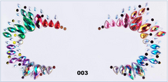 Stickers en strass pour le visage
