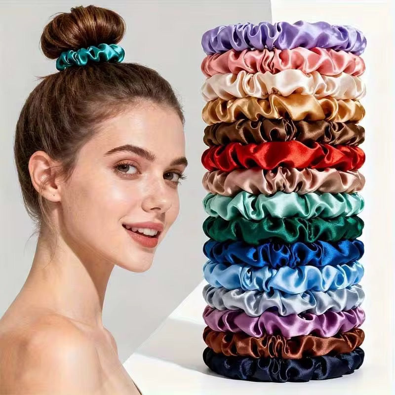 Set de chouchous en satin (19 pc)