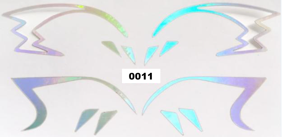 Stickers en strass pour le visage