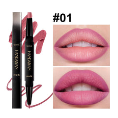 Rouge à lèvres & crayon contour 2 en 1