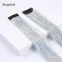 Tinsel hair en clips