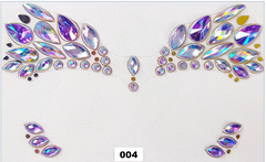 Stickers en strass pour le visage