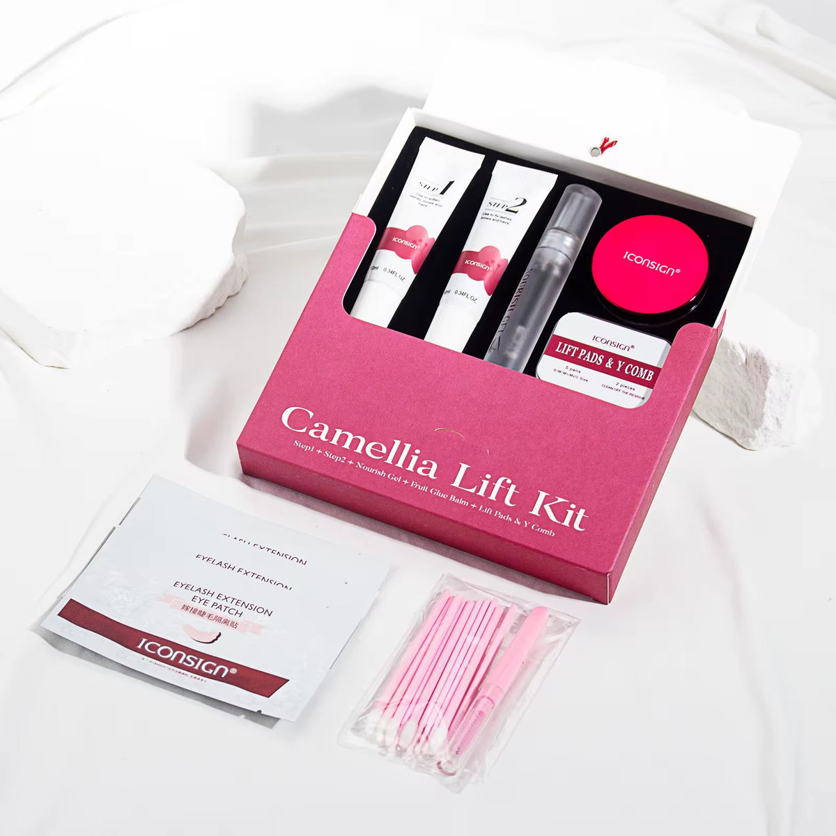 Kit de Rehaussement de Cils & Sourcils Camellia Lift Kit