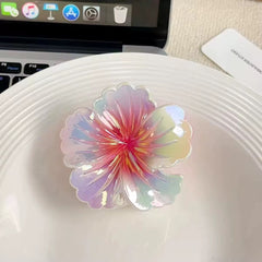 Petite pince hibiscus nacré