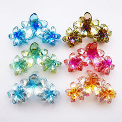 Grande pince à cheveux Tipanier Transparent