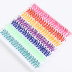 Faux cils auto adhésif coloré