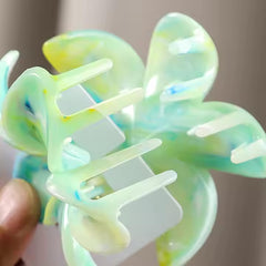 Petite pince à cheveux tipanier marbré