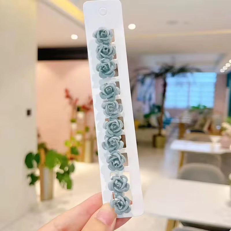 Set de mini pinces roses (10 pc)