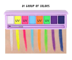 Palette neon UV
